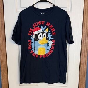 Fun Navy Blue Graphic Tee - Short Sleeve